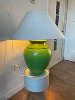 Enorm grote vintage schemerlamp design Robert Kostka jaren70, Huis en Inrichting, Lampen | Tafellampen, Glas, Ophalen of Verzenden