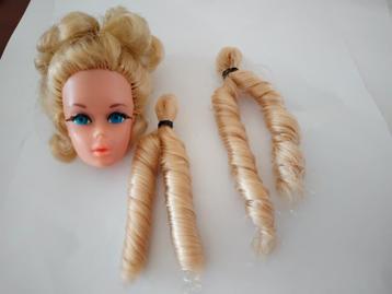 Vintage Barbie: losse haarstukjes j70 beschikbaar voor biedingen