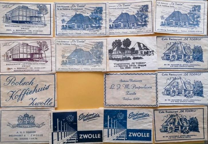 Zwolle 75, Verzamelen, Suikerzakjes, Nederland, Ophalen of Verzenden