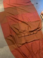 Upcycled Gordijnen - Herfstkleuren - Kleine Ramen, Minder dan 50 cm, Gebruikt, Bruin, Ophalen of Verzenden