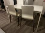 IKEA tafel met stoelen, Huis en Inrichting, Tafels | Eettafels, Ophalen, Zo goed als nieuw, Vier personen, Rechthoekig