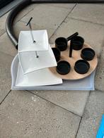 Etagere met Dienblad van Ikea, Huis en Inrichting, Ophalen, Gebruikt, Rechthoekig, Hout