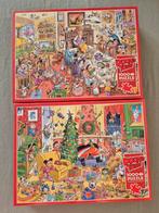 2x Doodle Town 1000 stukjes, Ophalen of Verzenden, 500 t/m 1500 stukjes, Zo goed als nieuw