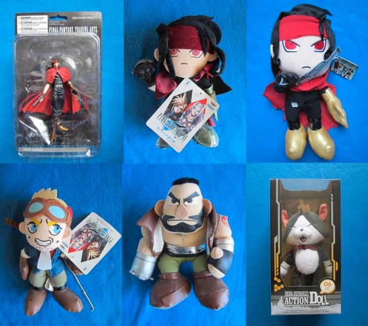 Final Fantasy 7 VII figuur Vincent, Cid, Barret, Cait Sith, Verzamelen, Speelgoed, Zo goed als nieuw, Ophalen of Verzenden