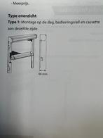 Raam rolhorren Unilux, Luxaflex en Hamstra, Overige typen, 80 tot 100 cm, Minder dan 200 cm, Metaal