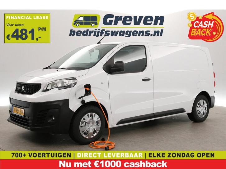 Peugeot e-Expert L2H1 75 kWh | SOH 99% | Snelladen | Elektri, Auto's, Bestelauto's, Bedrijf, Te koop, ABS, Achteruitrijcamera
