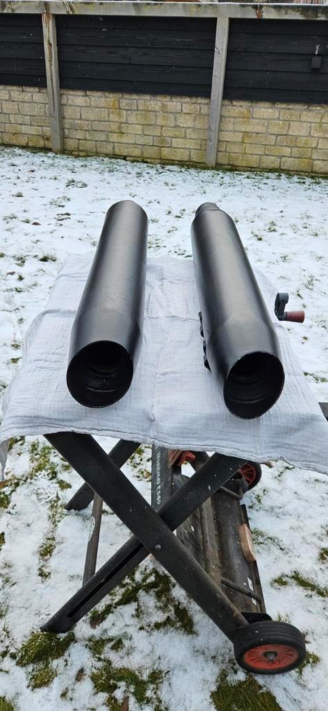 Uitlaat/ eind dempers Harley-Davidson street glide (MEER DB), Motoren, Onderdelen | Harley-Davidson, Ophalen of Verzenden