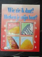 Wie zie ik daar? Herken je mijn haar? - boek / uitklapboek, Uitklapboek, Jongen of Meisje, Ophalen of Verzenden, Zo goed als nieuw
