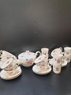 Art Deco Servies Petrus Regout Pioenroos, Ophalen of Verzenden