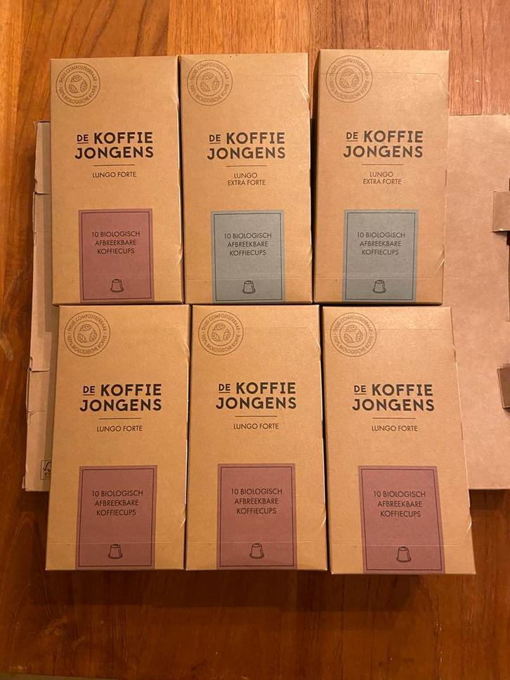 Nespresso Lungo Forte - Biologische Koffiecups, Witgoed en Apparatuur, Koffiezetapparaten, Nieuw, Koffiepads en cups, Espresso apparaat