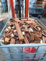 Ibc vol met kleine stukjes brandhout,openhaarthout., Minder dan 3 m³, Ophalen, Overige houtsoorten, Blokken
