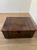 Salontafel- dekenkist- opbergkist industerieel, Ophalen, 100 tot 150 cm, Industerieel, 50 tot 100 cm