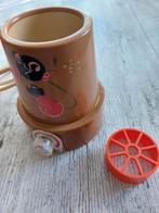 Flessenwarmer, Ophalen