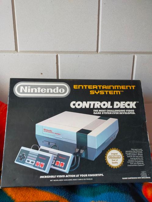 Nes Nintendo, Spelcomputers en Games, Spelcomputers | Nintendo NES, Gebruikt, Met 2 controllers, Ophalen of Verzenden
