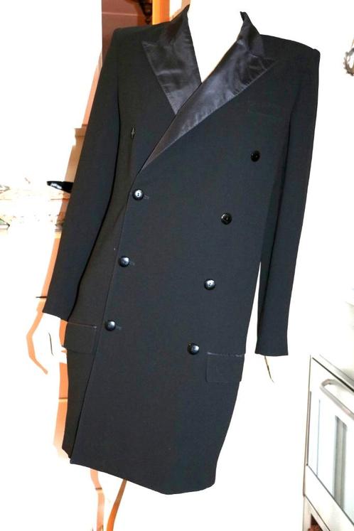 Jean Paul Gaultier smokong jas robe manteau ww 3600,-, Kleding | Dames, Gelegenheidskleding, Nieuw, Overige typen, Maat 38/40 (M)