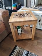 Gaaf Whisky bijzettafeltje., Huis en Inrichting, Tafels | Bijzettafels, Minder dan 45 cm, Minder dan 55 cm, Rond, Ophalen of Verzenden