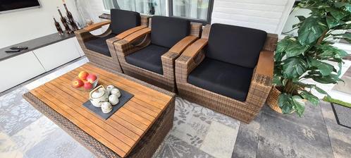 Hartman Excellence Tuinset / loungeset, 3 banken + tuintafel, Tuin en Terras, Tuinsets en Loungesets, Gebruikt, Ophalen