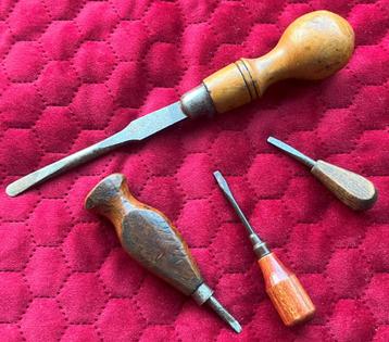 4 oude Engelse tools gereedschap ca. 1900-30 beschikbaar voor biedingen