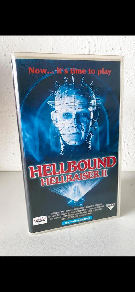 VHS:  ‘HELLRAISER 2: HELLBOUND’  (1988), Cd's en Dvd's, VHS | Film, Zo goed als nieuw, Horror, Vanaf 16 jaar, Ophalen of Verzenden
