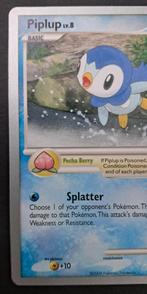 pokemon 72/100 Piplup, Hobby en Vrije tijd, Ophalen of Verzenden, Gebruikt, Losse kaart