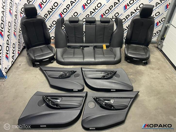 Interieur zwart leder BMW F30 3 serie sport, Auto-onderdelen, Interieur en Bekleding, Gebruikt, Ophalen of Verzenden