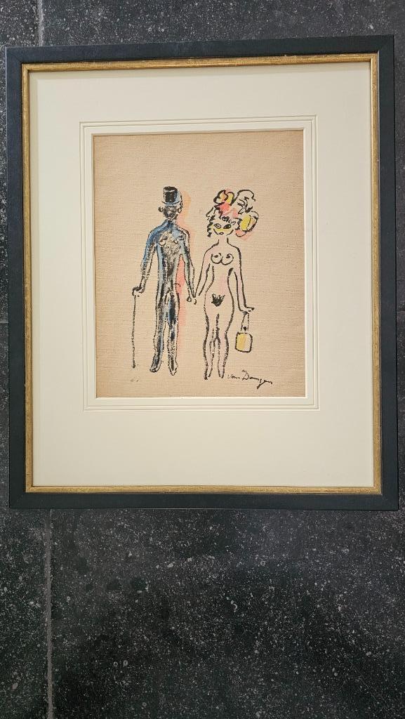2 Werken van Kees van Dongen  Aquarel  Hand Gesigneerd, Antiek en Kunst, Kunst | Schilderijen | Klassiek, Ophalen