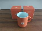 Nieuw: Nespresso oranje koffie mokken, Ophalen of Verzenden, Nieuw, Kop(pen) en/of Schotel(s)