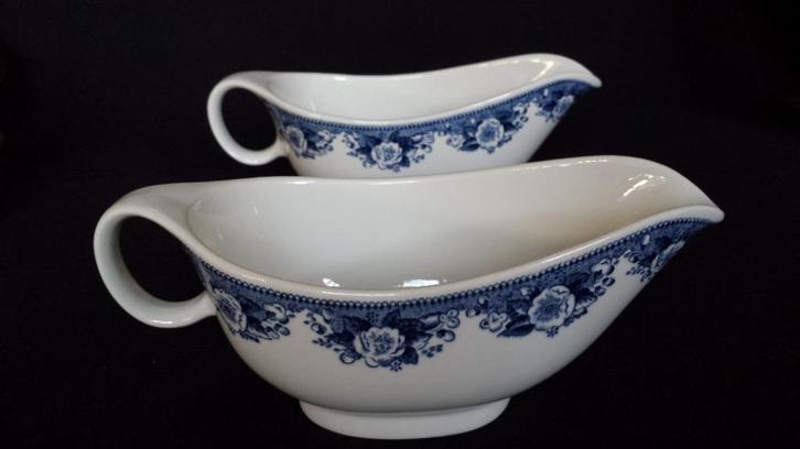 2 x Sauskom BALMORAL Petrol Blauw ~ Royal SPHINX Maastricht, Huis en Inrichting, Keuken | Servies, Zo goed als nieuw, Kom(men)
