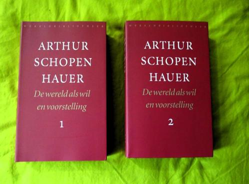 De wereld als wil en voorstelling deel 1 & 2 -  Schopenhauer, Boeken, Filosofie, Zo goed als nieuw, Verzenden