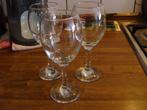 Te koop 3 wijnglazen op poot, Verzamelen, Glas en Borrelglaasjes, Ophalen of Verzenden, Nieuw, Overige typen