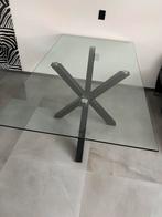 Eetafel glas 180x100, Minder dan 50 cm, Glas, Zo goed als nieuw, Ophalen
