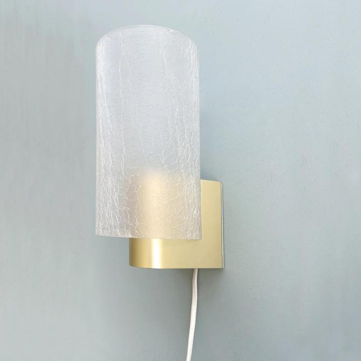 Philips WANDLAMP vintage Mid Century Modern design Japandi, Huis en Inrichting, Lampen | Wandlampen, Gebruikt, Glas, Ophalen of Verzenden