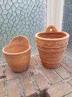 Terracotta hang bloempotjes, Ophalen, Zo goed als nieuw, Rond, Minder dan 25 cm