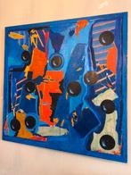Acriel verg doek Ernst Vijlbrief 1,30m x 1,30m, Antiek en Kunst, Ophalen