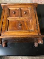 Houten kastje met deurtje, Antiek en Kunst, Ophalen of Verzenden