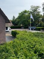 Aluminium vlaggenmast 7 meter (Deluxe-conisch 100–60mm–wit –, Ophalen, Gebruikt