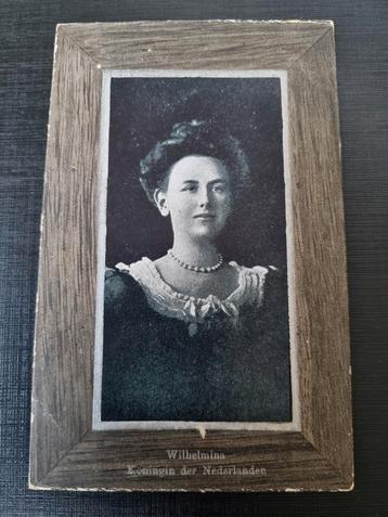 Oude ansichtkaart Wilhelmina koningin der Nederlanden 1906 beschikbaar voor biedingen