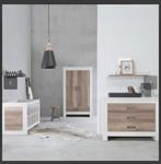 Complete babykamer - Kidsmill Long Island (wit/eikenlook), Ophalen, Zo goed als nieuw, Jongetje of Meisje