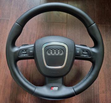 Audi A3 A4 A5 A6 & A8 MF lederen S line stuur zeer netjes beschikbaar voor biedingen