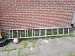Uitschuifbare ladder 2x10, Doe-het-zelf en Verbouw, Ladders en Trappen, Ophalen, Gebruikt, 4 meter of meer