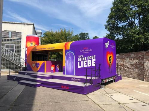 Zeer grote unieke verkoopwagen Foodtruck reclame object, Auto diversen, Aanhangers en Bagagewagens, Zo goed als nieuw, Ophalen