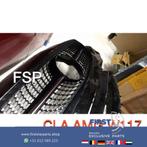 W117 CLA 45 AMG Facelift Voorbumper + diamond gril zwart ori, Gebruikt, Voor, Mercedes-Benz, Ophalen of Verzenden