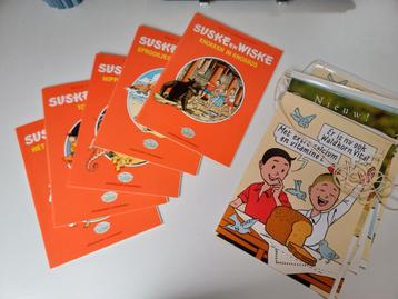 Suske en Wiske 5x Waldkorn complete set met reclameslinger beschikbaar voor biedingen