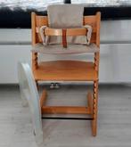 Zeer nette Tripp Trapp Stokke met beugel, leertje, tray, etc, Ophalen, Gebruikt, Meegroeistoel