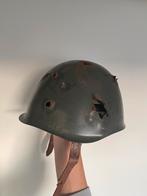 Helm met battledamage, Verzamelen, Ophalen of Verzenden, Landmacht, Nederland, Helm of Baret