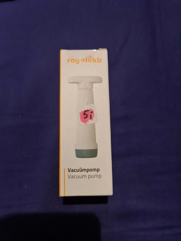 Royalvkb Vacuümpomp -  in Doos, Huis en Inrichting, Keuken | Keukenbenodigdheden, Nieuw, Ophalen of Verzenden