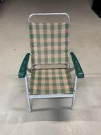 Zeer mooie vintage ruitdesign camping stoel van Dukdalf, Caravans en Kamperen, Ophalen