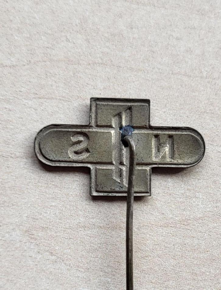 NS Nederlandse Spoorwegen gestanst speldje, Verzamelen, Speldjes, Pins en Buttons, Gebruikt, Speldje of Pin, Overige onderwerpen