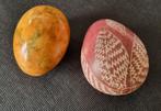 Decoratieve stenen eieren, Antiek en Kunst, Antiek | Keramiek en Aardewerk, Ophalen of Verzenden