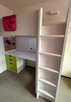Ikea hoogslaper Småstad met kast, bureau en veel accessoires, Ophalen, Eenpersoons, Zo goed als nieuw, 200 cm